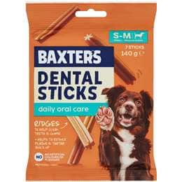 Baxter's Dental Sticks For Small To Medium Dogs 7 pack
