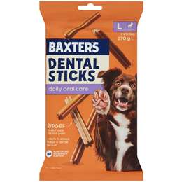 Baxter's Dental Sticks For Large Dogs 7 pack