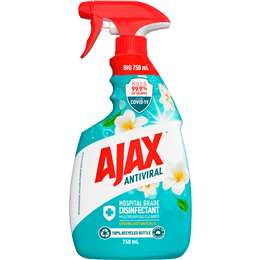 Ajax Antiviral Disinfectant Spray Spring Botanicals 750mL