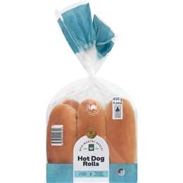 Woolworths Hotdog Rolls 6 pack