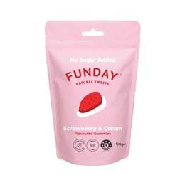 Funday Share Bag Lollies Strawberries & Cream