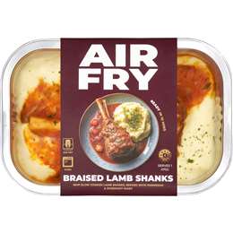 Fast Fuel Air Fry Braised Lamb Shanks