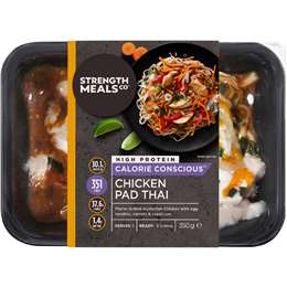 Strength Meals Co High Protein Chicken Pad Thai