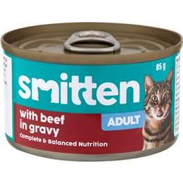Smitten Adult Cat Food Beef In Gravy