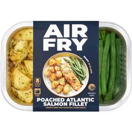 Fast Fuel Air Fry Poached Atlantic Salmon Fillet