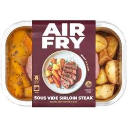 Fast Fuel Air Fry Sous Vide Sirloin Steak