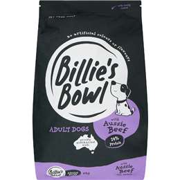 Billie's Bowl Adult Dry Dog Food Beef