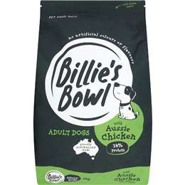 Billie's Bowl Adult Dry Dog Food With Aussie Chicken