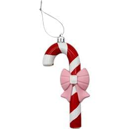 Christmas Traditional Candy Cane Pink Decoration 2 pack