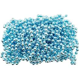 Christmas Beaded Garland 8m Blue each