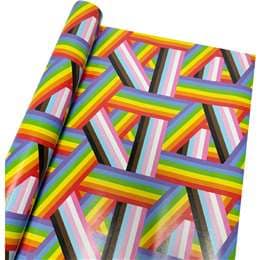 Woolworths Love Proudly Christmas Wrap 4m Stripe each