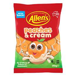 Allen's Peaches & Cream 170g