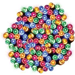 Christmas Adaptor Mains Powered Fairy Lights Multi Colour 100 pack