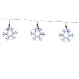 Mirabella Solar Snowflake String Lights 30 pack
