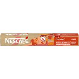 Nescafe Farmers Origin Pods Andes Lungo Coffee Capsules 10 pack
