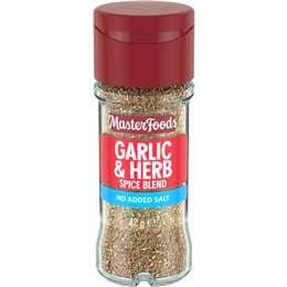 MasterFoods Garlic & Herb Spice Blend No Added Salt 42g