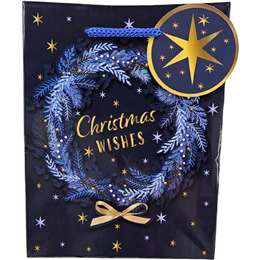Christmas Gift Bag Navy Small each
