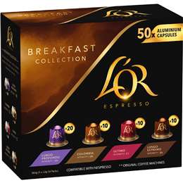 L'Or Espresso Breakfast Collection Coffee Pods 50 pack