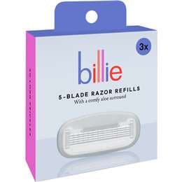 Billie 5 Blade Razor Refills 3 pack