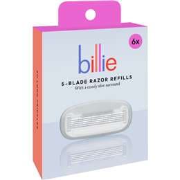 Billie 5 Blade Razor Refills 6 pack