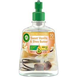 Air Wick 2x Essential Oil Air Freshener Auto refill Vanilla & Shea 228mL
