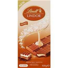 Lindt Chocolate Block 100g