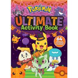 Pokemon Halloween Colouring & Activity Book 64 Pages each