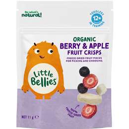 Little Bellies Organic Fruit Crisps Berry & Apple