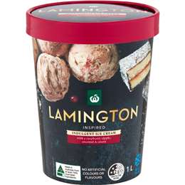 Woolworths Ice Cream Lamington