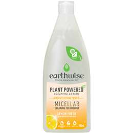 Earthwise Dishwashing Liquid Plant Powered Lemon Fresh 900mL