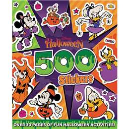 Disney Halloween 500 Stickers Activity Book 30 Pages each