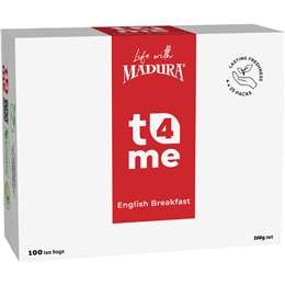 T4Me English Breakfast 100 pack