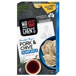 Mr Chen's Gluten Free Dumplings Pork & Chive