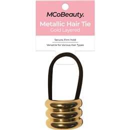 MCoBeauty Metallic Hair Tie Gold each