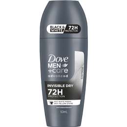 Dove Men +Care Advanced Invisible Dry Roll On 72h Protection 50mL