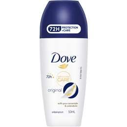 Dove Women Advanced 72hr Deodorant Roll On Original 50mL