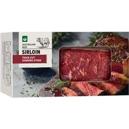 Woolworths Australian Beef Sirloin Sharing Steak