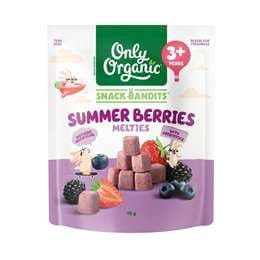 Only Organic Snack Bandits Melties Summer Berries 15g