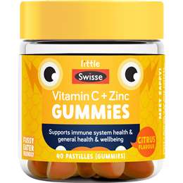 Little Swisse Vitamin C + Zinc Gummies For Kids 40 pack