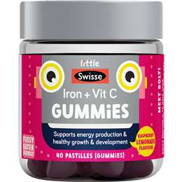 Little Swisse Iron + Vitamin C Gummies For Kids 40 pack