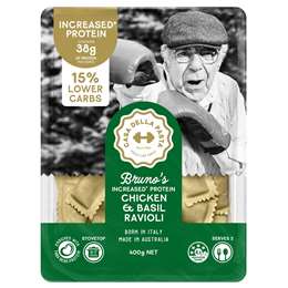Casa Della Protein Chicken & Basil Ravioli Pasta 400g