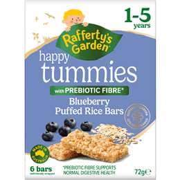 Rafferty's Garden Happy Tummies Blueberry Puffed Rice Bars