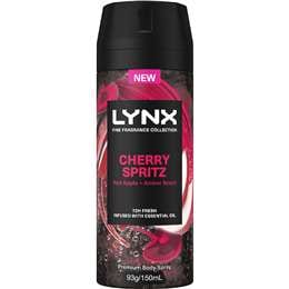 LYNX Premium Body Spray Cherry Spritz 72h Fresh 150mL
