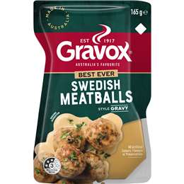 Gravox Swedish Meatballs Style Gravy Pouch 165g