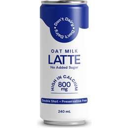 Don't Dairy Oat Milk Latte Double Shot No Added Sugar 240mL