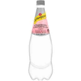 Schweppes Zero Sugar Strawberry & Watermelon Mineral Water 1.1L