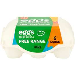 Pace Farm 6 For Everyone Free Range Large Eggs