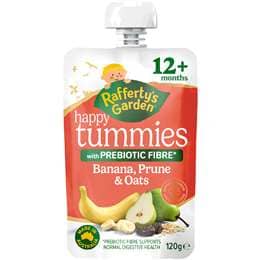 Rafferty's Garden Happy Tummies Food Pouch Banana Prune & Oats