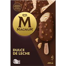 Magnum Dulce De Leche Ice Cream Sticks 4 pack