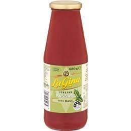 La Gina Italian Passata With Basil 680g